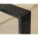 Axle 47 X 31.75 inch Marble Look / Black Outdoor Console Table